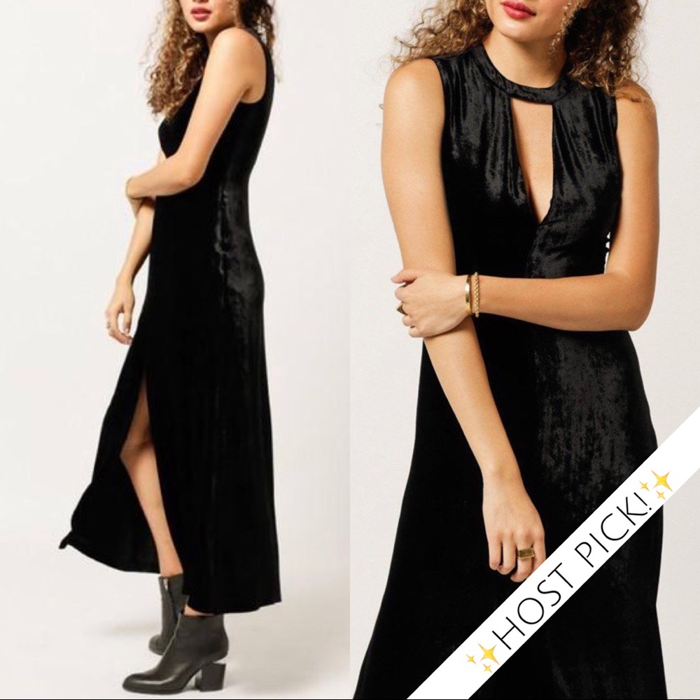 ✨HP!✨ NWT A.L.C. Black Velvet Dress